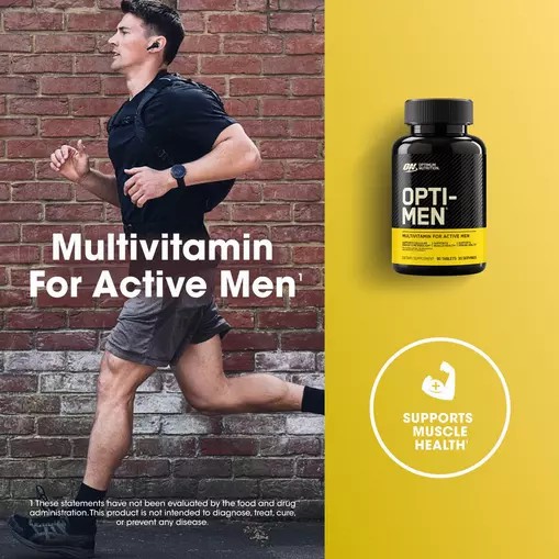 Optimum Nutrition OPTI-MEN® Multivitamin Tablets 90 Tablets (30 Servings) Chile | 014-GRAIXY